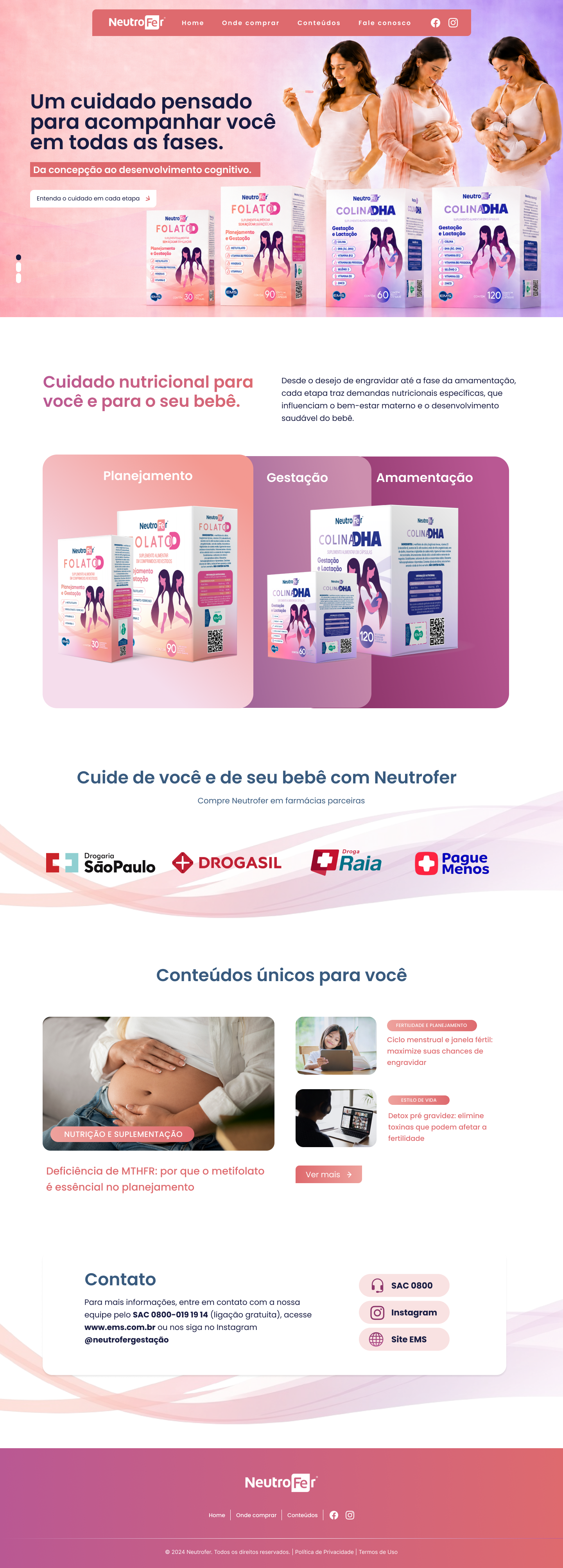 Projeto desenvolvido para Neutrofer