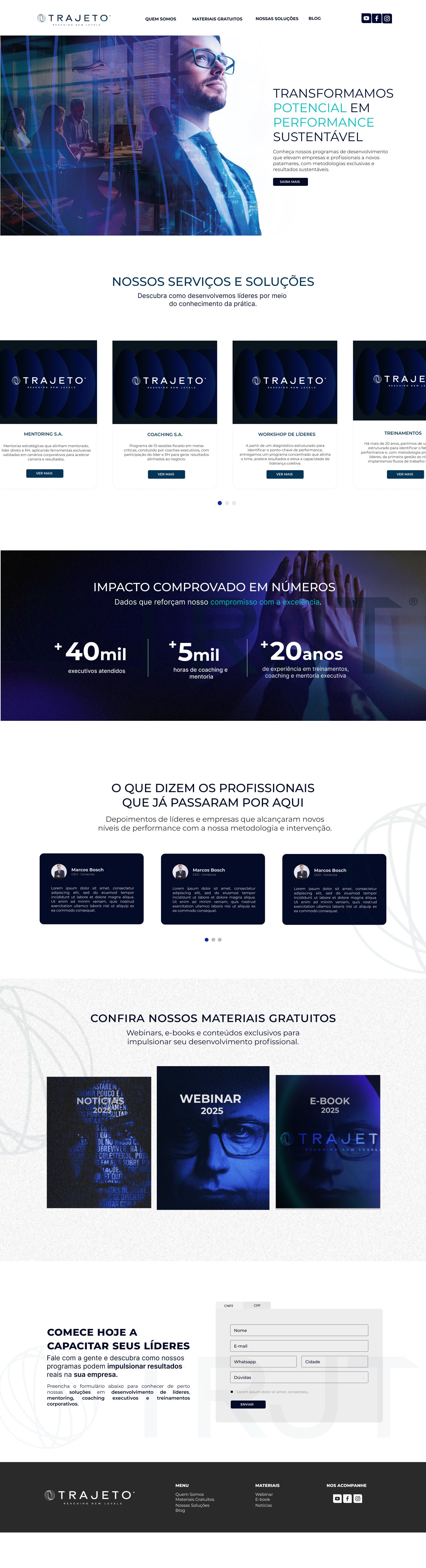 Projeto desenvolvido para Trajeto